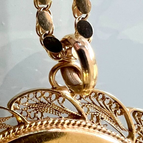 22K Gold 1904 King Edward Coin set on a 21K Gold Pendant & 21K Gold Necklace! - Picture 13 of 16